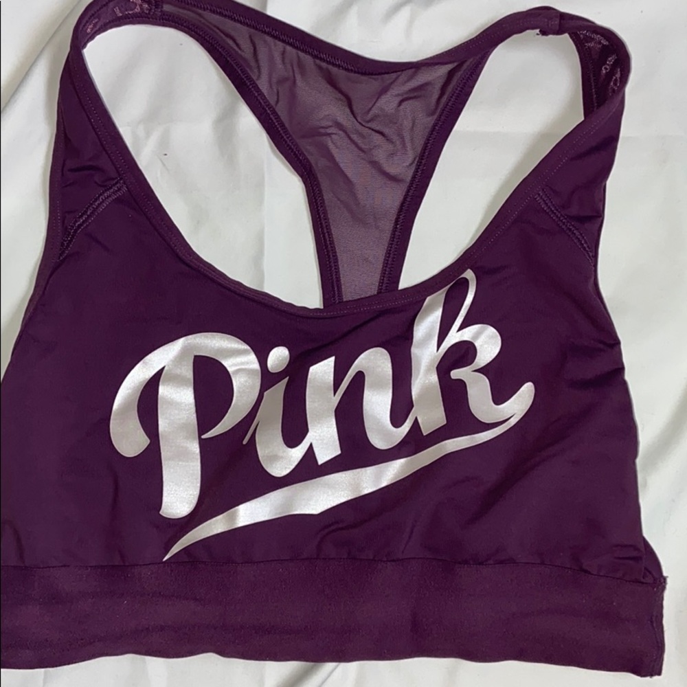 pink victoria’s secret sport bra